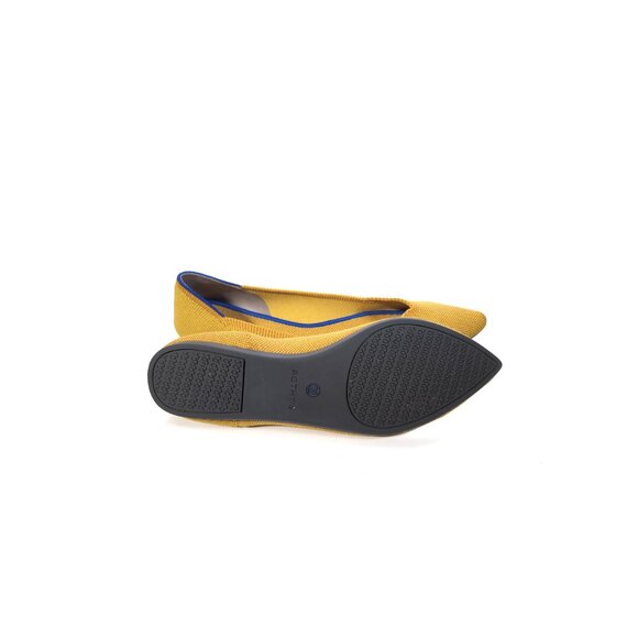 Rothy's The Point Size 9 Marigold Yellow Pointed Flats *LOVELY* - Picture 7 of 11
